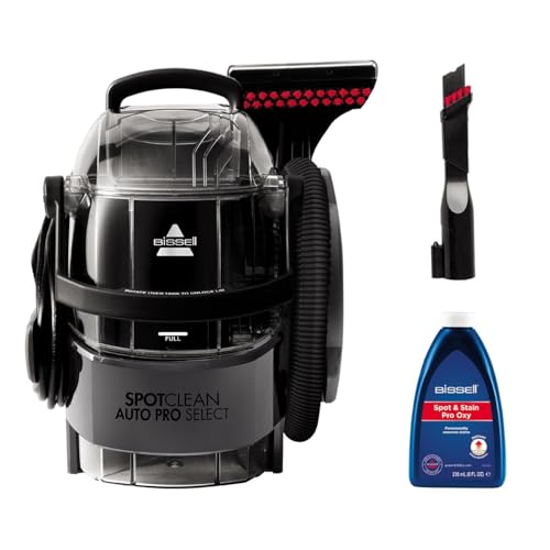 BISSELL SpotClean Auto Pro Select Nettoyeur pour Moquettes et Tapis 3730N | Élimine les éclaboussures et les dégâts d'animaux sur tapis, moquettes et 