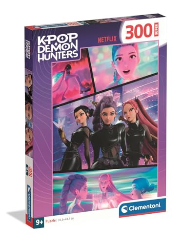 Puzzle Super K-Pop Demon Hunters 300 Pièces 48,5x33,5 cm Enfant Dès 9 Ans