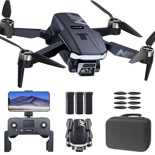 Drone GPS avec caméra 4K UHD pour adultes, 90 min de vol longue durée, moteur brushless, résistance au vent, suivi auto, retour auto, Wi-Fi 5G FPV, po