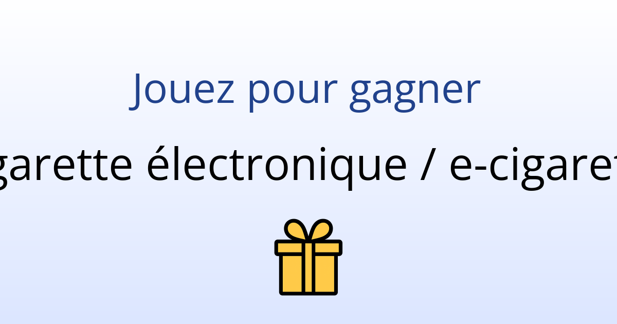 elfbar nachfüll pod läuft aus Concours : gagnez une cigarette électronique (e-cigarette)